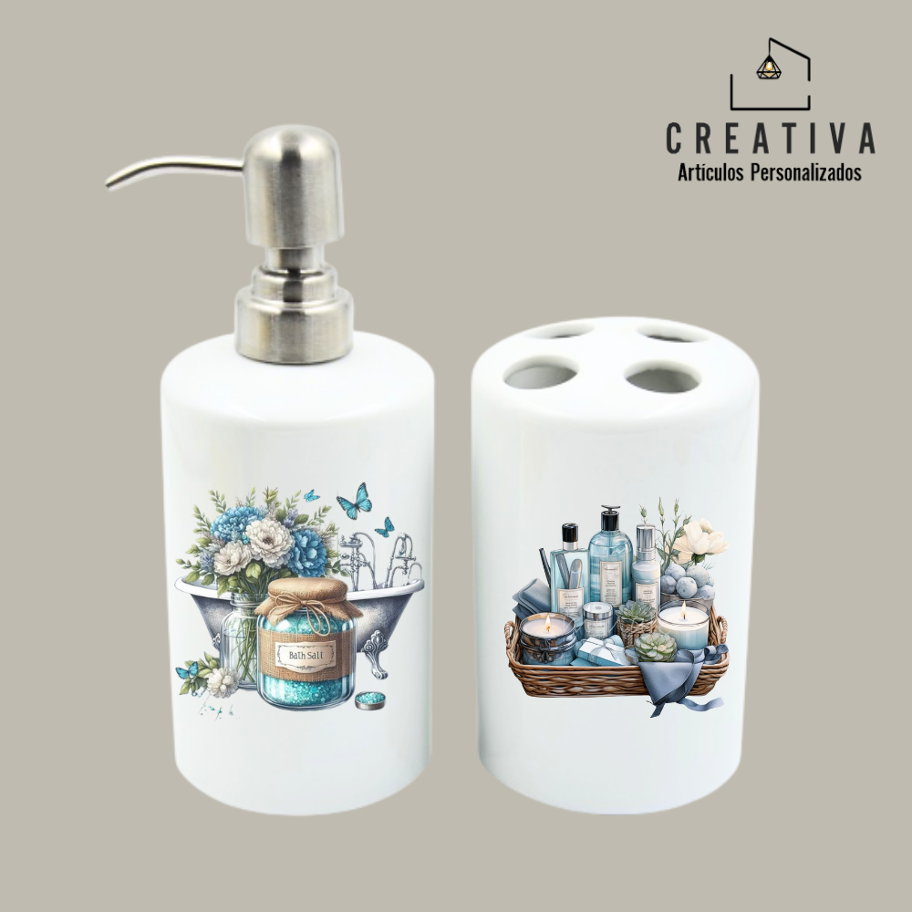 SET DE BAÑO EN CERÁMICA