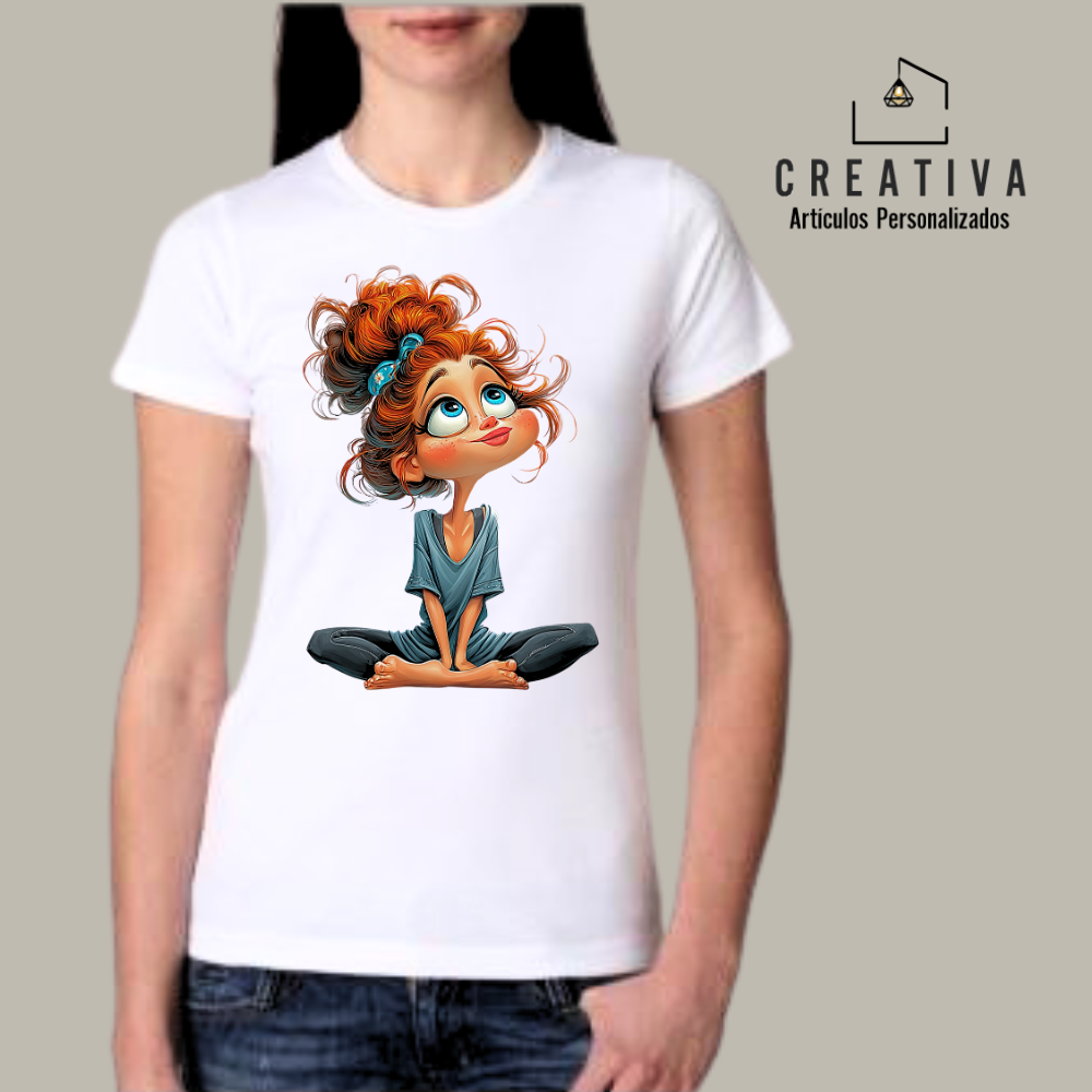 CAMISETA PARA DAMA BLANCA