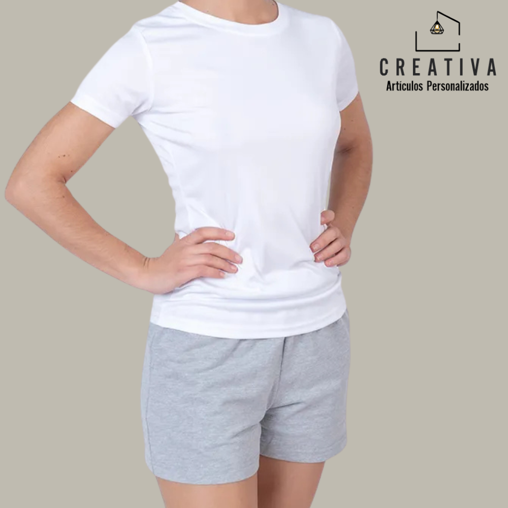 CAMISETA DRY COOL BLANCA PARA DAMA