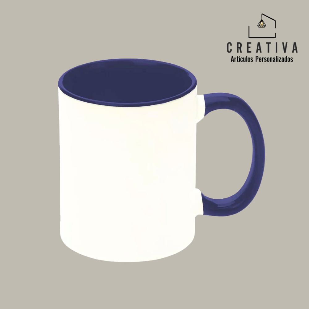 TAZA INTERIOR Y ASA COLOR