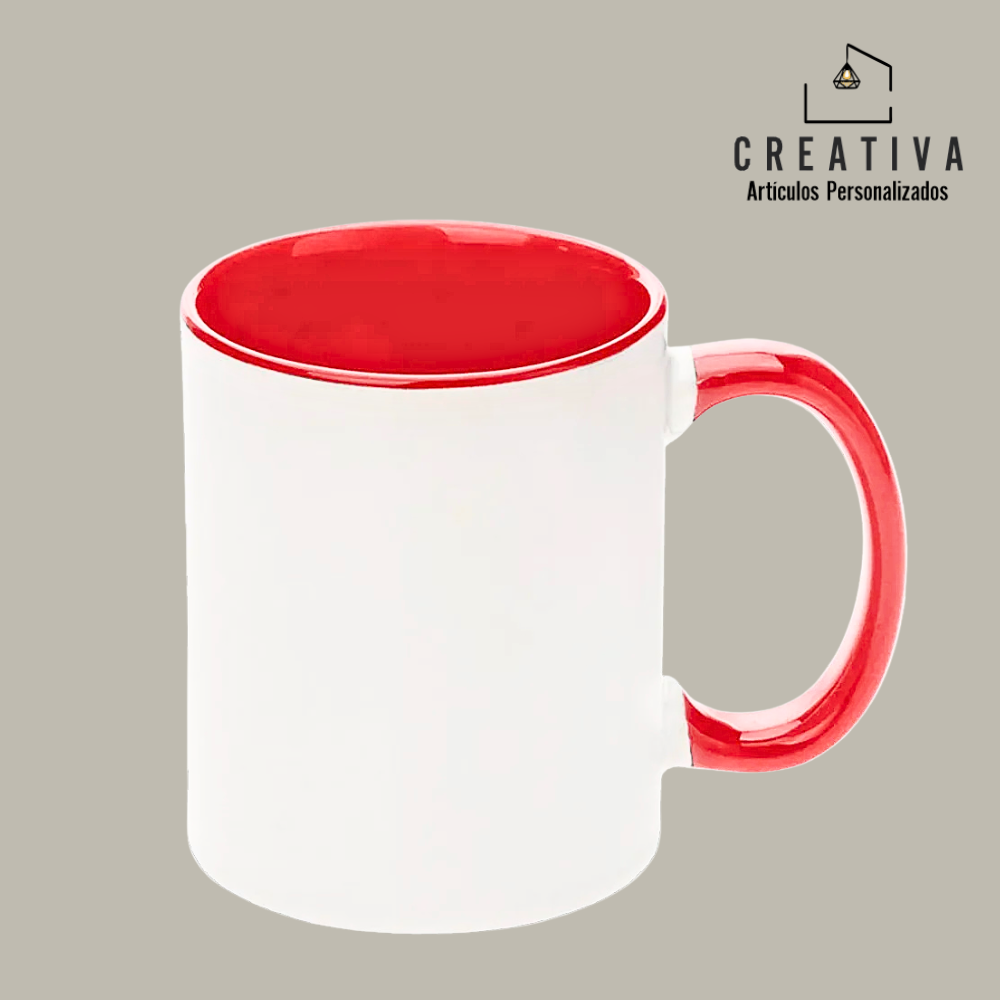 TAZA INTERIOR Y ASA COLOR