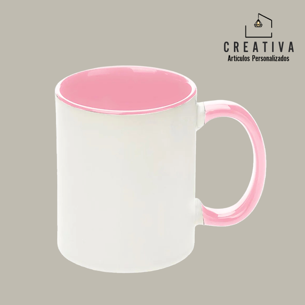 TAZA INTERIOR Y ASA COLOR