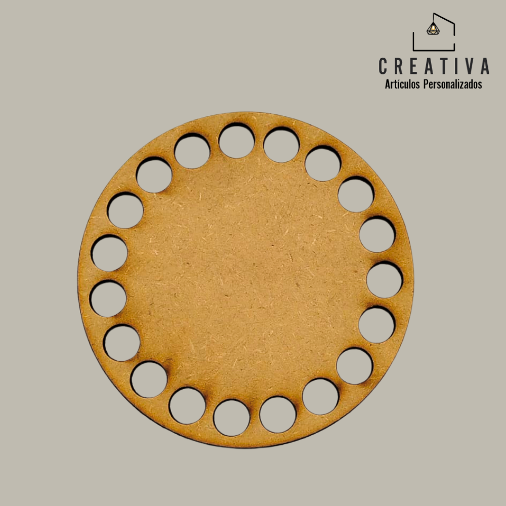 BASE EN MDF CIRCULAR