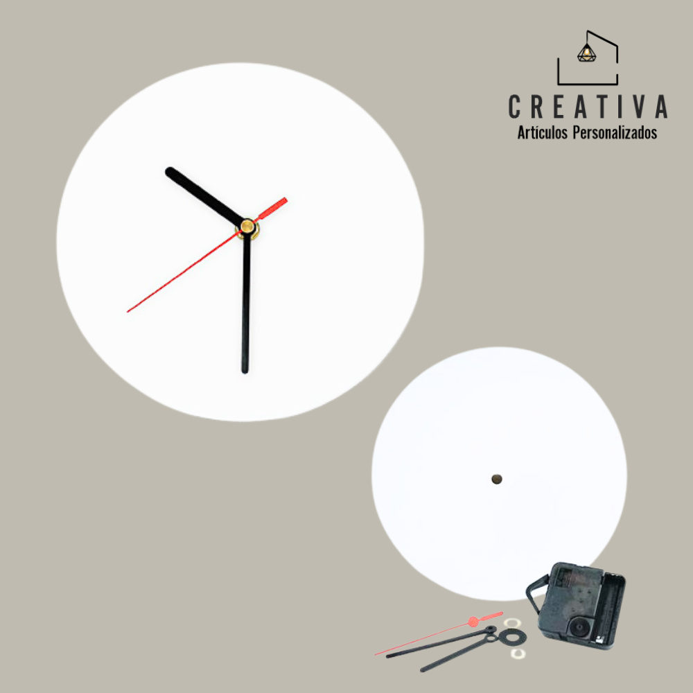 RELOJ DE PARED EN MDF