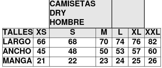 CAMISETA DRY COOL PARA HOMBRE